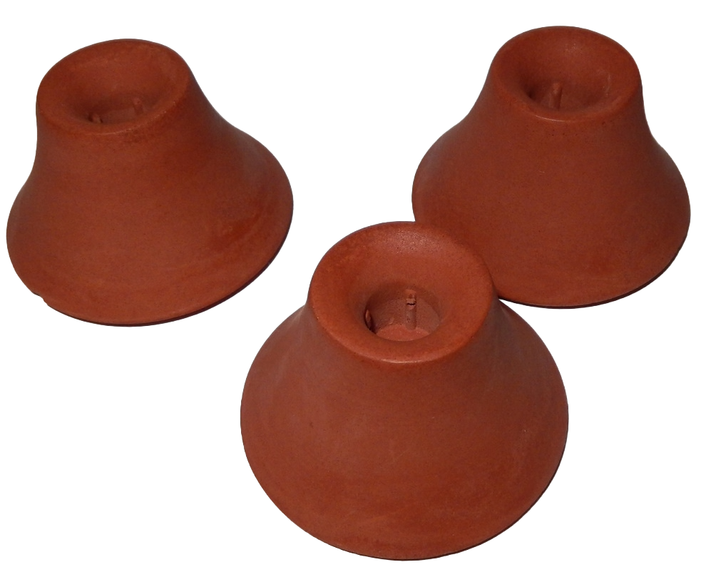 Dünne Kirchenkerze aus Bienenwachs, Ø 10 mm × 25 cm – 54 Stück + 3 Halter