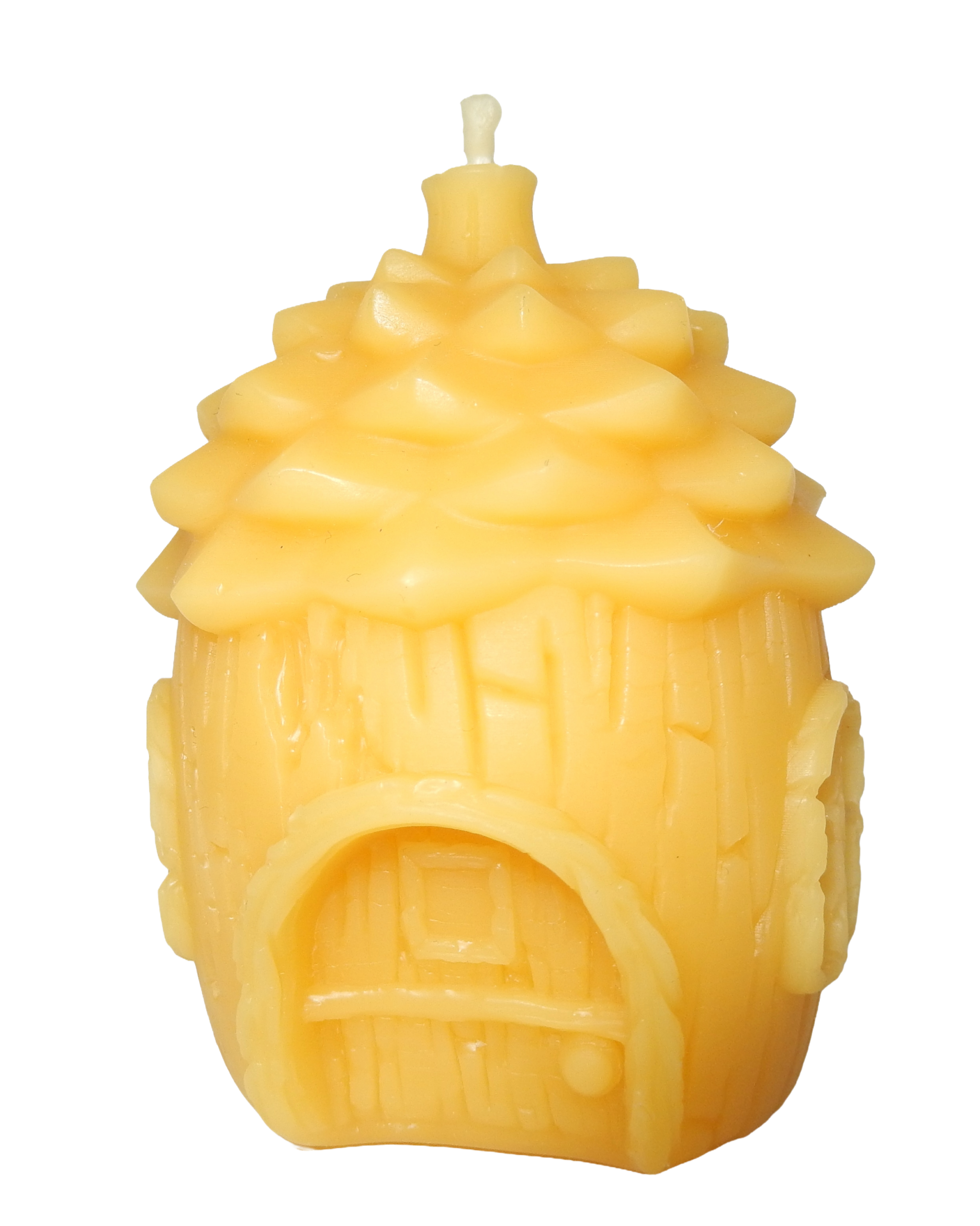 Waldhaus – Zapfenhütte – Handgemachte Bienenwachskerze