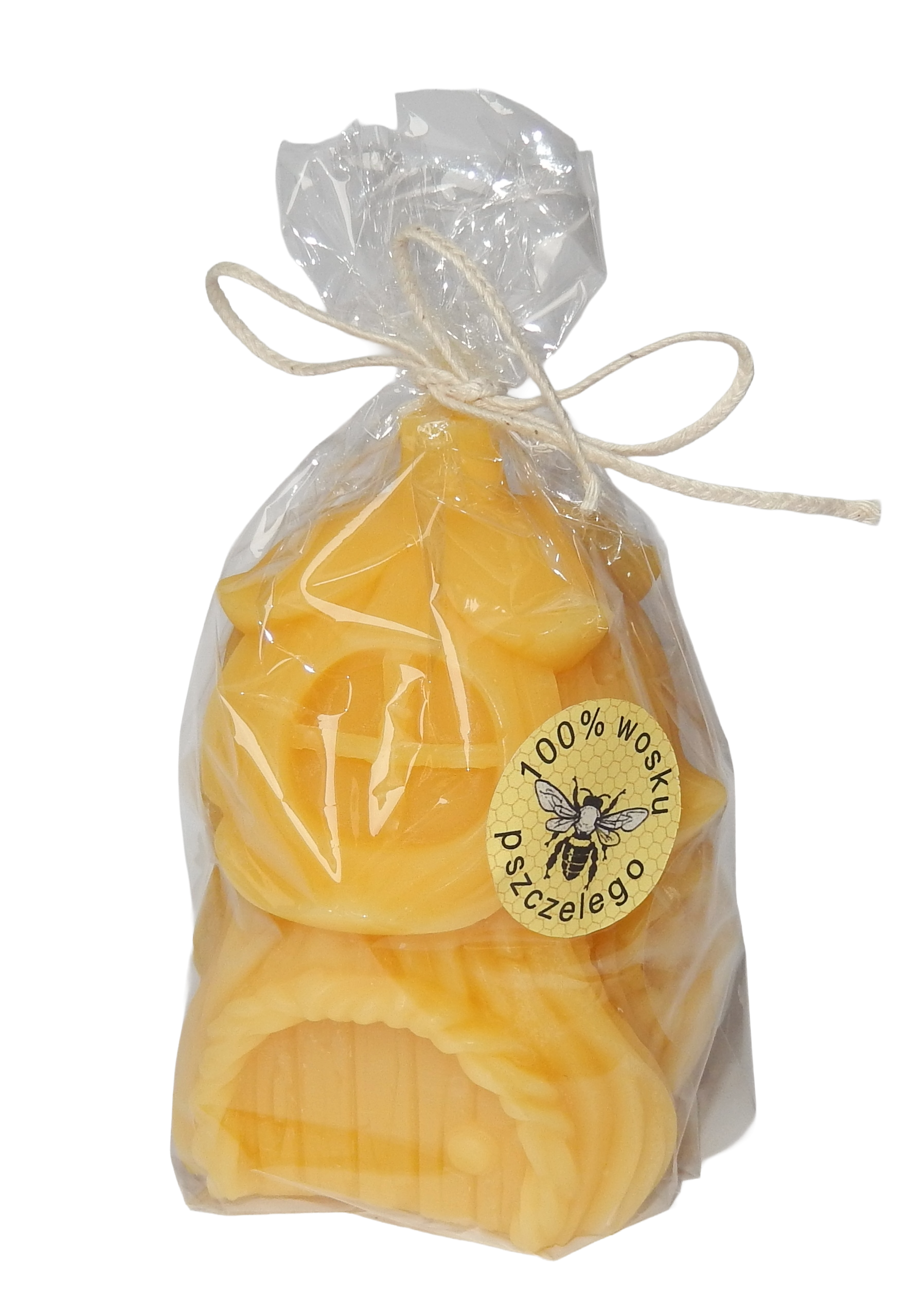 Kollektion „Waldidyll" – 4er-Set Bienenwachskerzen