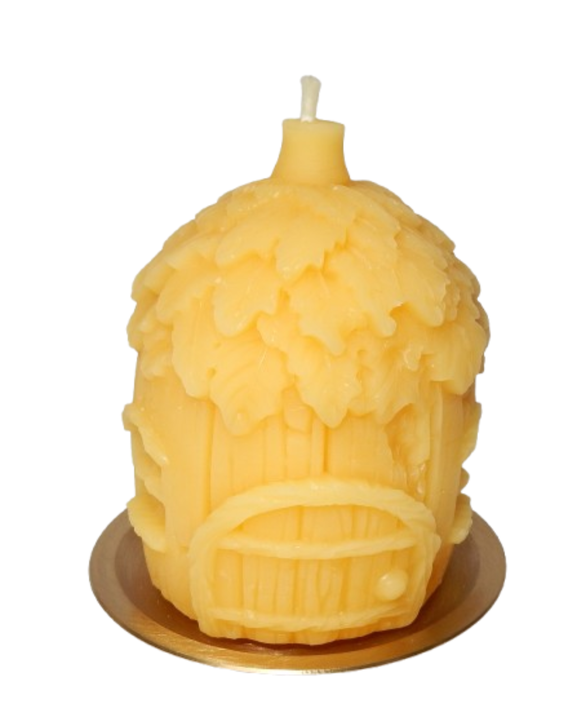 Kollektion „Waldidyll" – 4er-Set Bienenwachskerzen