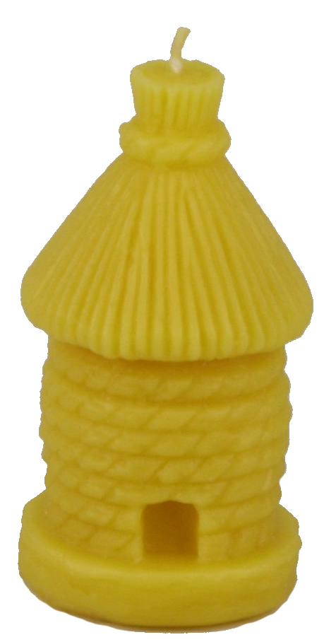 Großer Bienenstock – Kerze aus Bienenwachs
