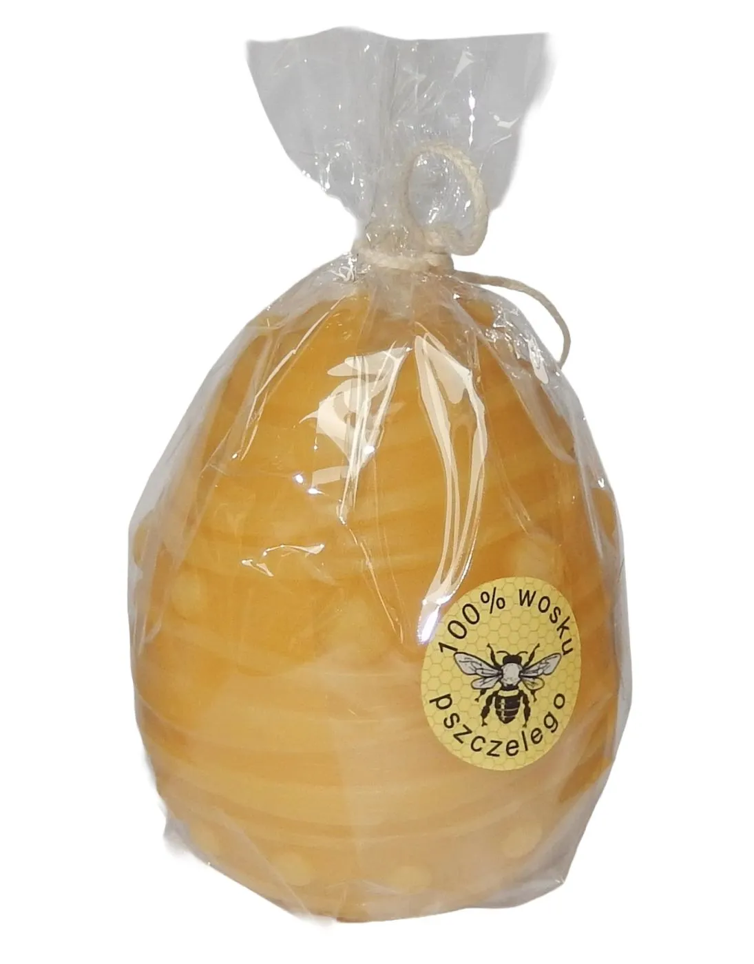 5 große Ostereier aus Bienenwachs