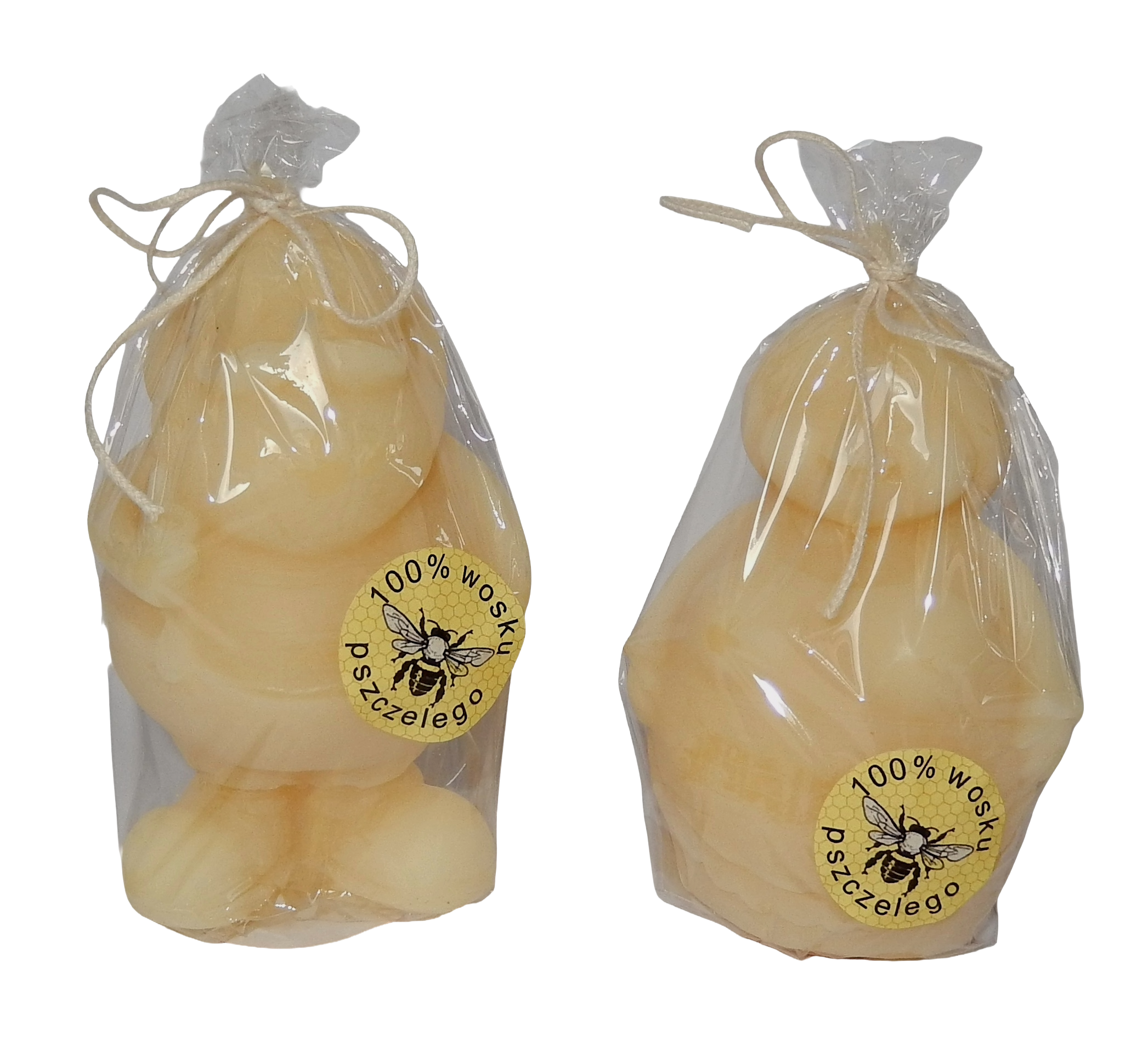 Bienenwachskerzen-Set „Liebe Großeltern" – Figuren Oma und Opa