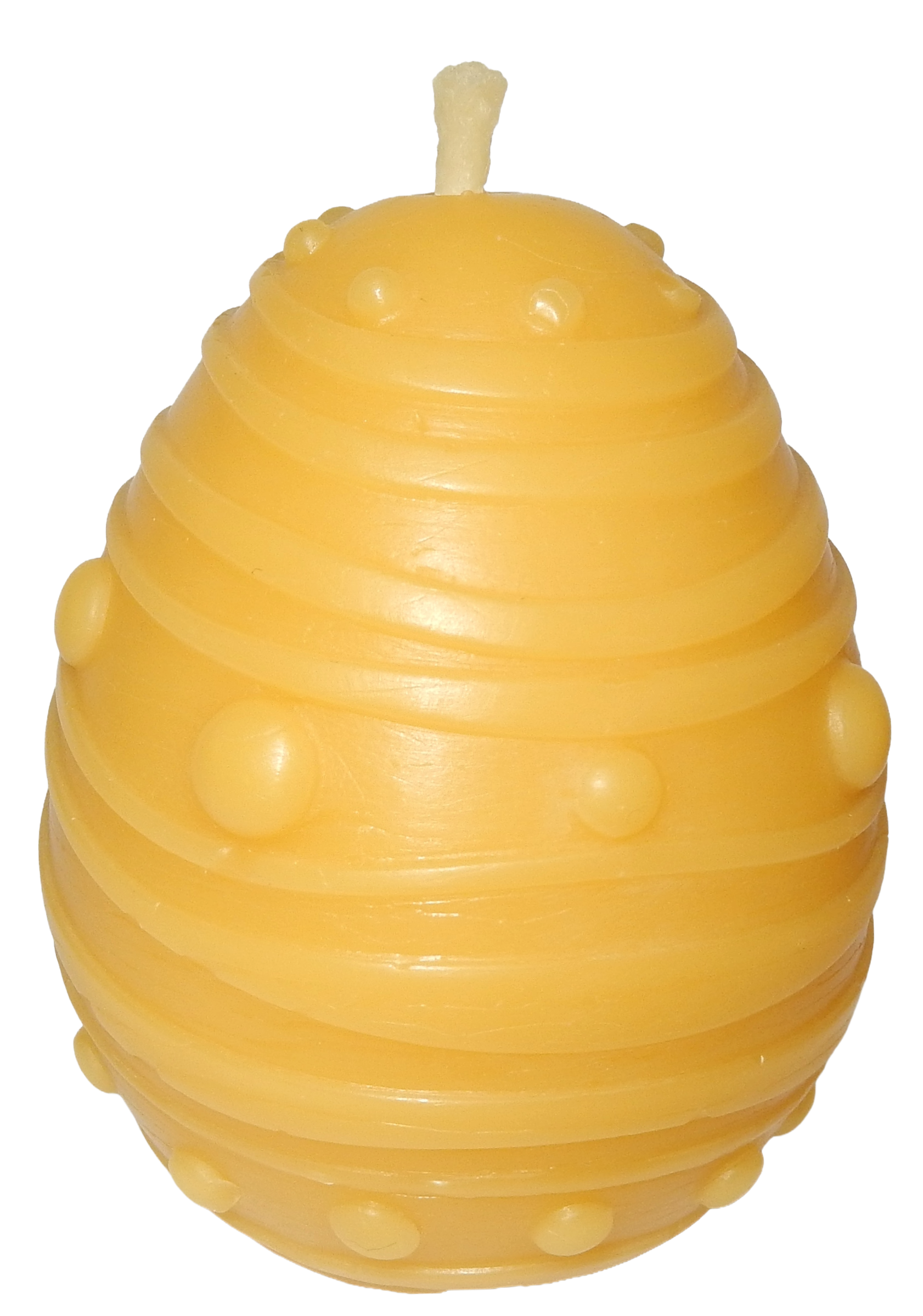 5 große Ostereier aus Bienenwachs