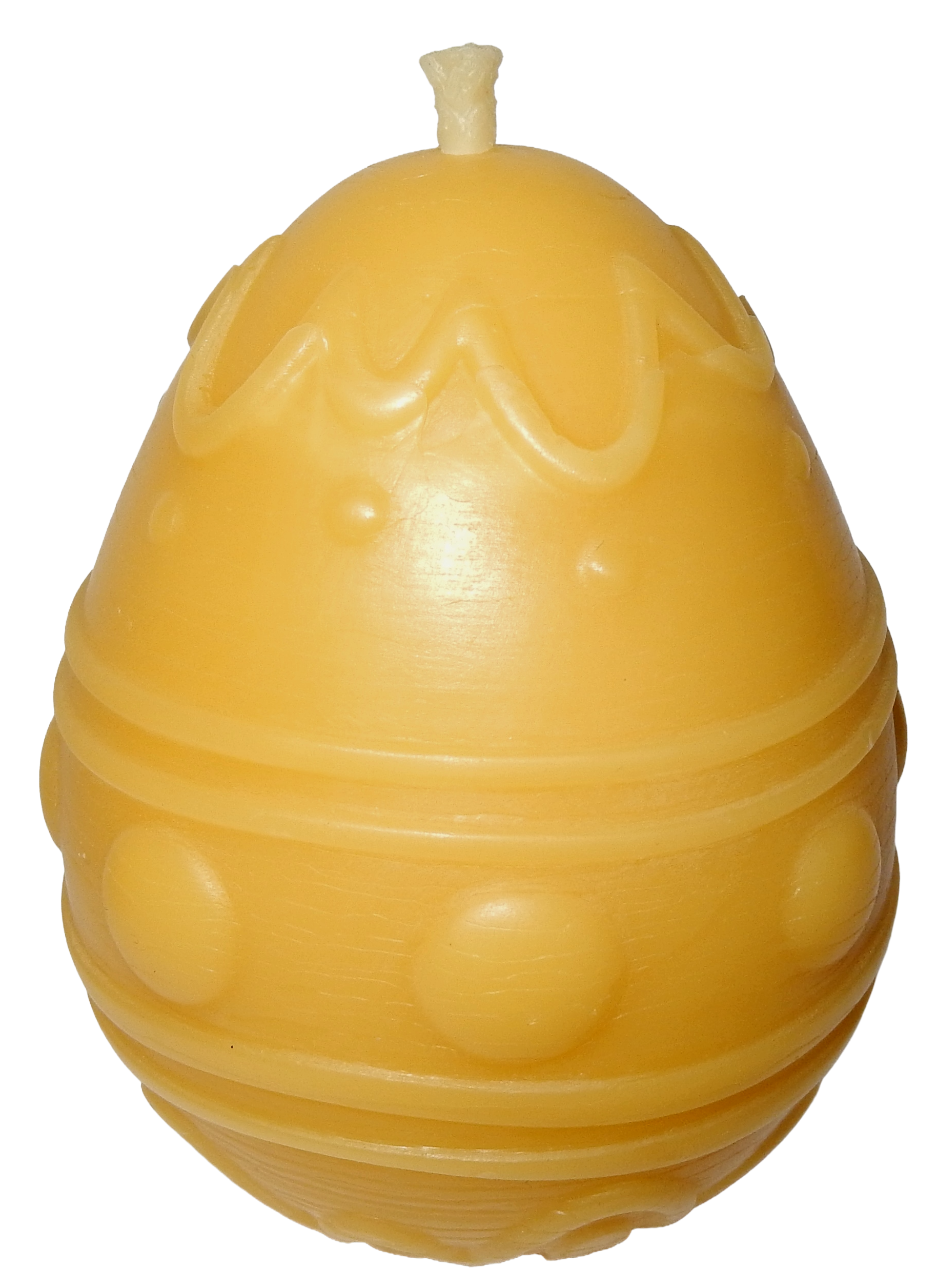 5 große Ostereier aus Bienenwachs