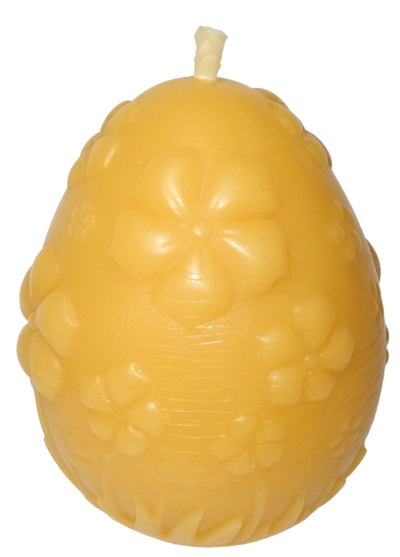 5 große Ostereier aus Bienenwachs